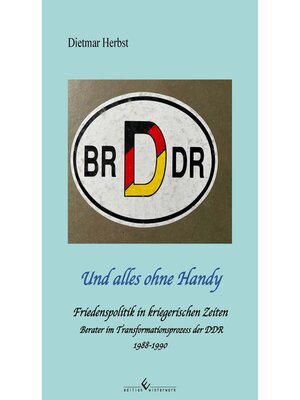 cover image of BR D DR--Und alles ohne Handy